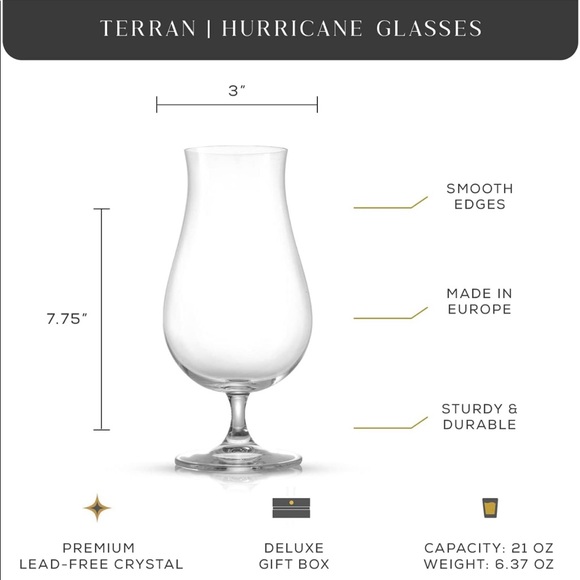 New set of 4 Pina Colada Glasses - Picture 3 of 3